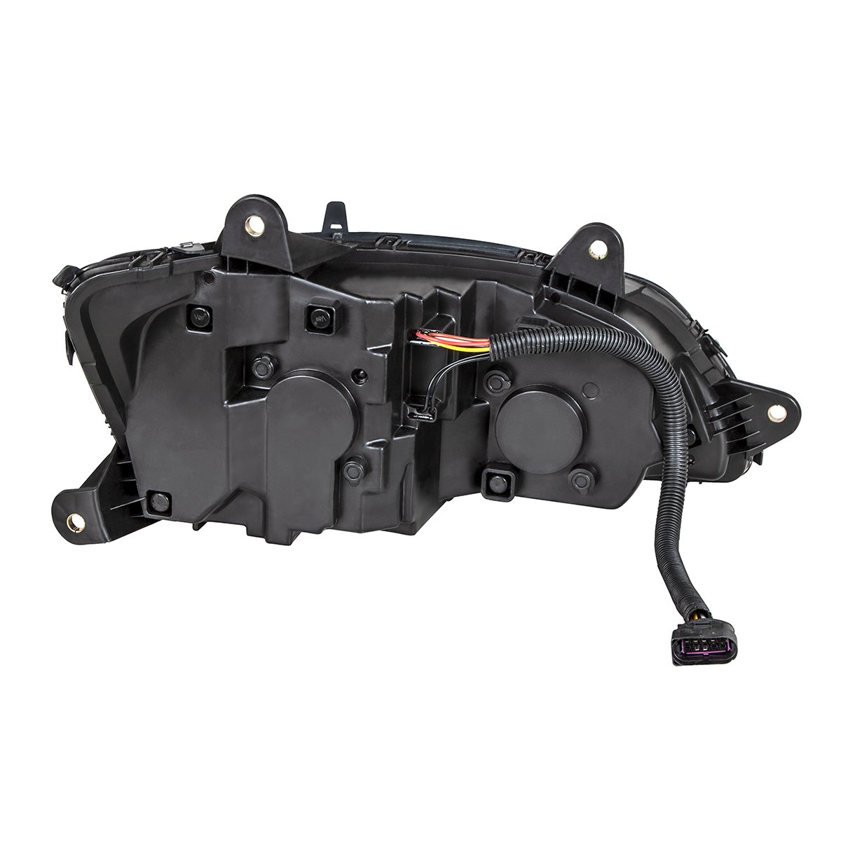 LED Headlight w/ Turn Signal & Light Bar Fits Kenworth T660 (2007–2017) Chrome - Passanger - Image 4