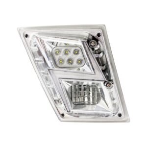 Chrome Volvo VN/VNL 2003–2017 High Power LED Fog Light – Passenger