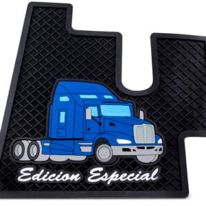 RUBBER FLOOR MATS FOR KENWORTH T600 & T660 – BLUE