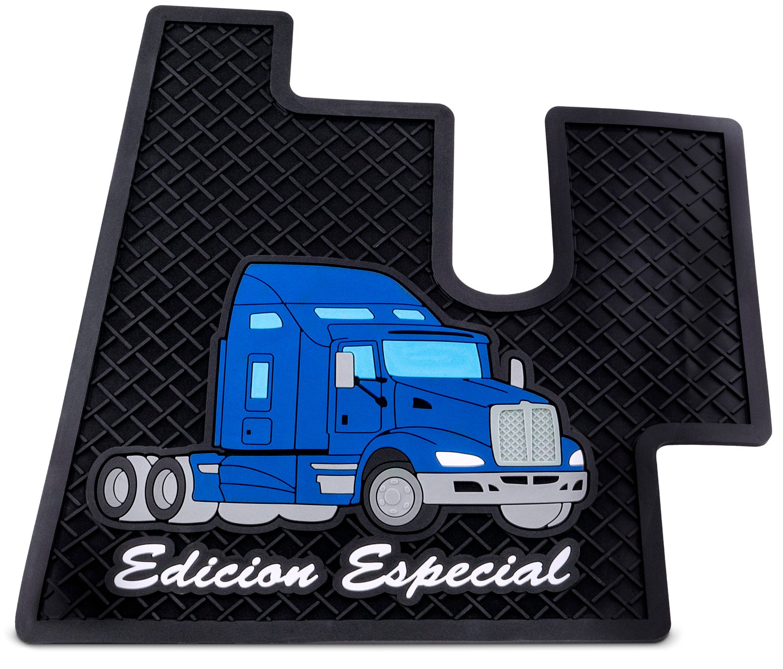 RUBBER FLOOR MATS FOR KENWORTH T600 & T660 – BLUE