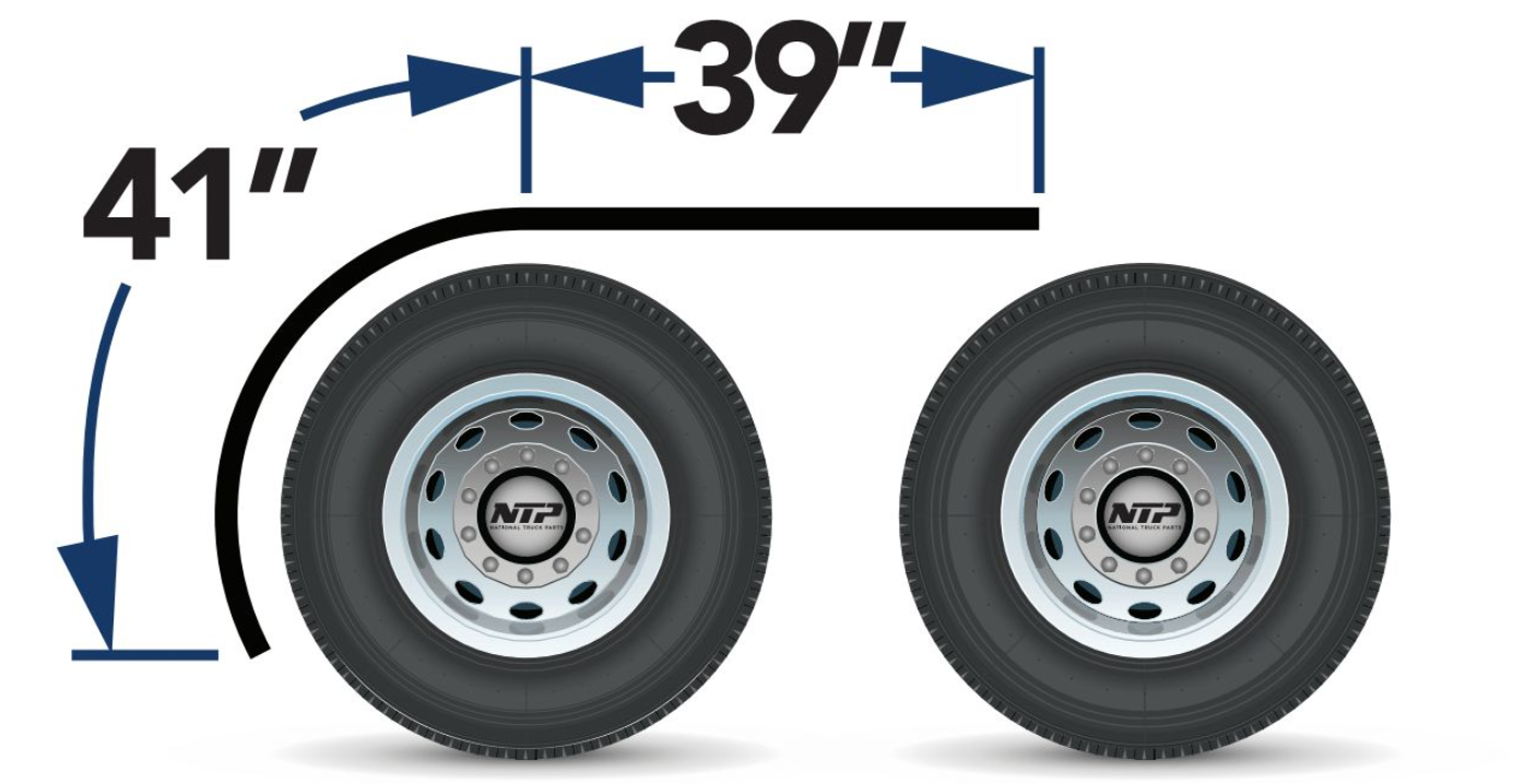 80" Smooth Straight Drop Half Fenders Rolled Edge 14 Gauge Stainless Steel - Image 2