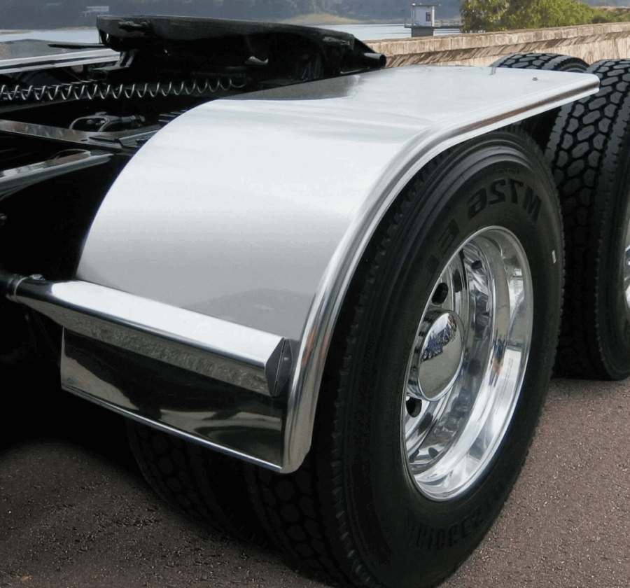 66” Stainless Steel Fender Kit w/ Brackets & Hardware – Universal Mount