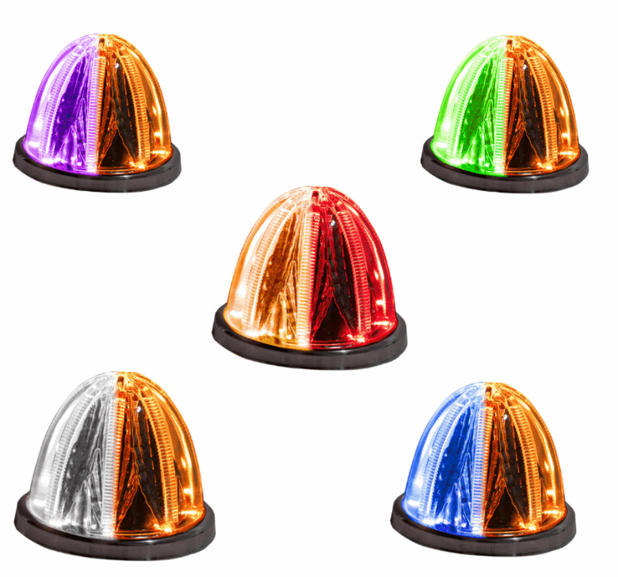 Dual Color Amber Stellar Watermelon LED Light