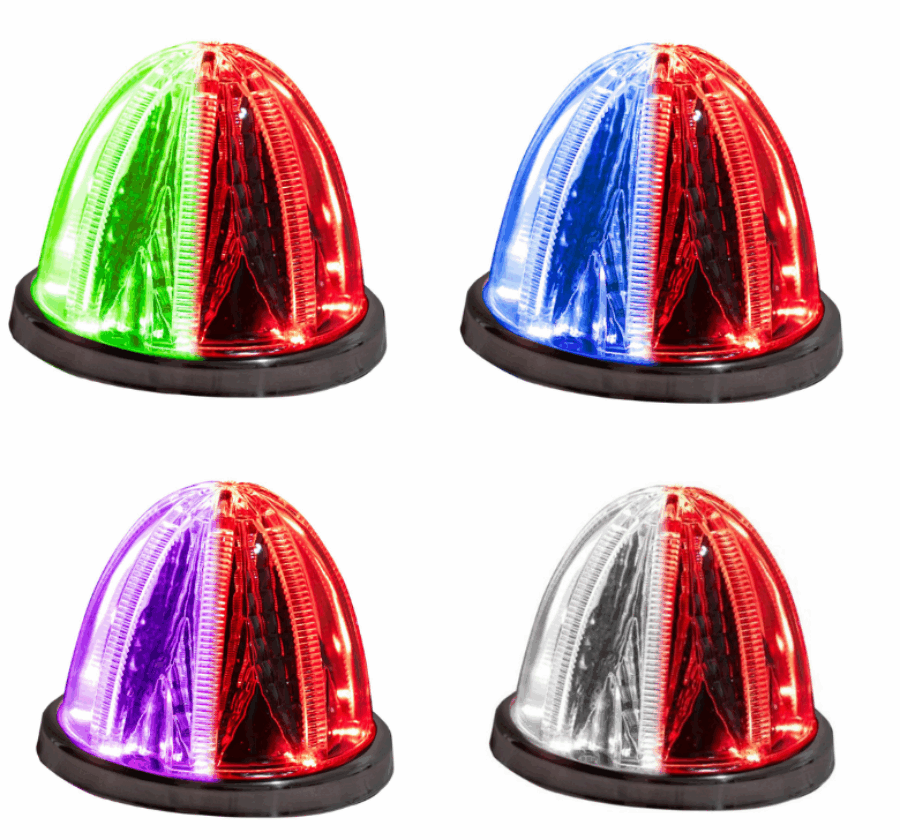 Dual Color Red Stellar Watermelon LED Light