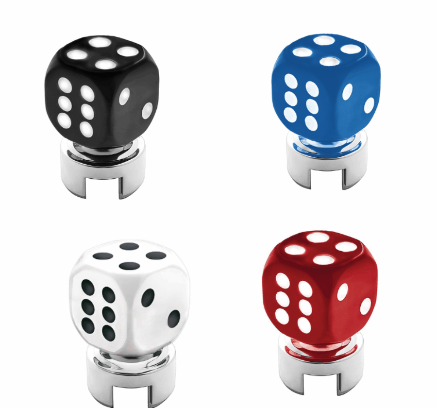 Dice Gearshift Knob With 13/15/18 Speed Adapter