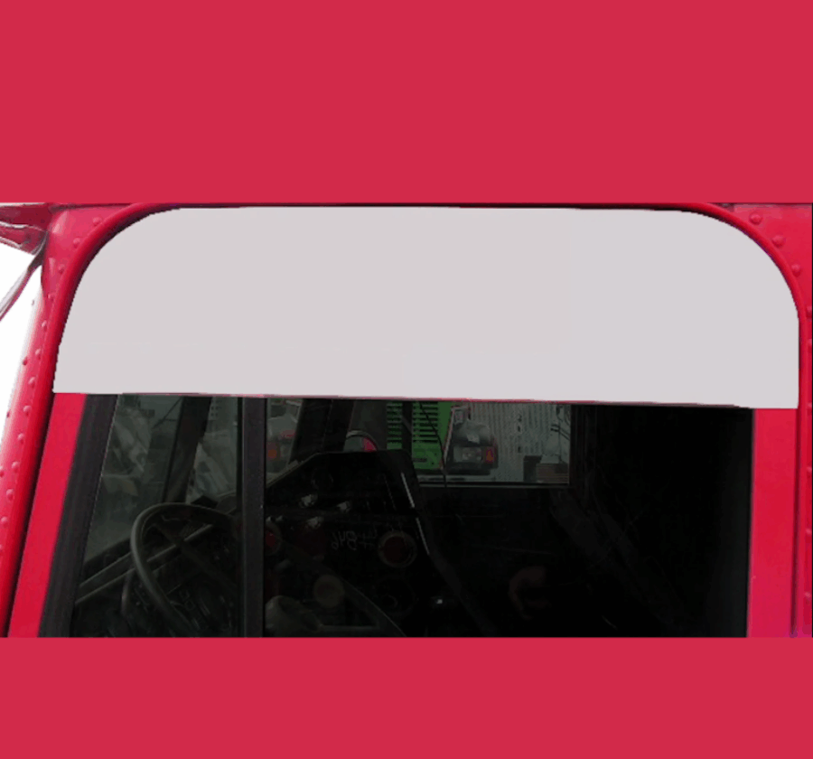 8″ Stainless Steel Chop Tops for Freightliner Classic & FLD