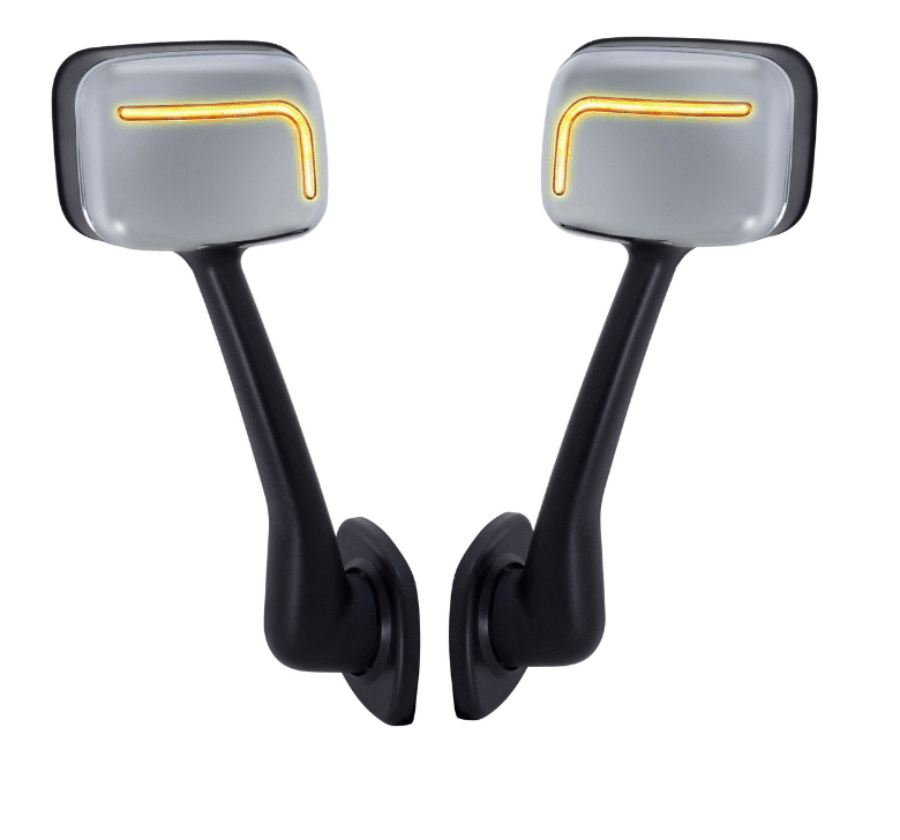 Chrome Hood Mirror w/ LED Turn Signal – Cascadia