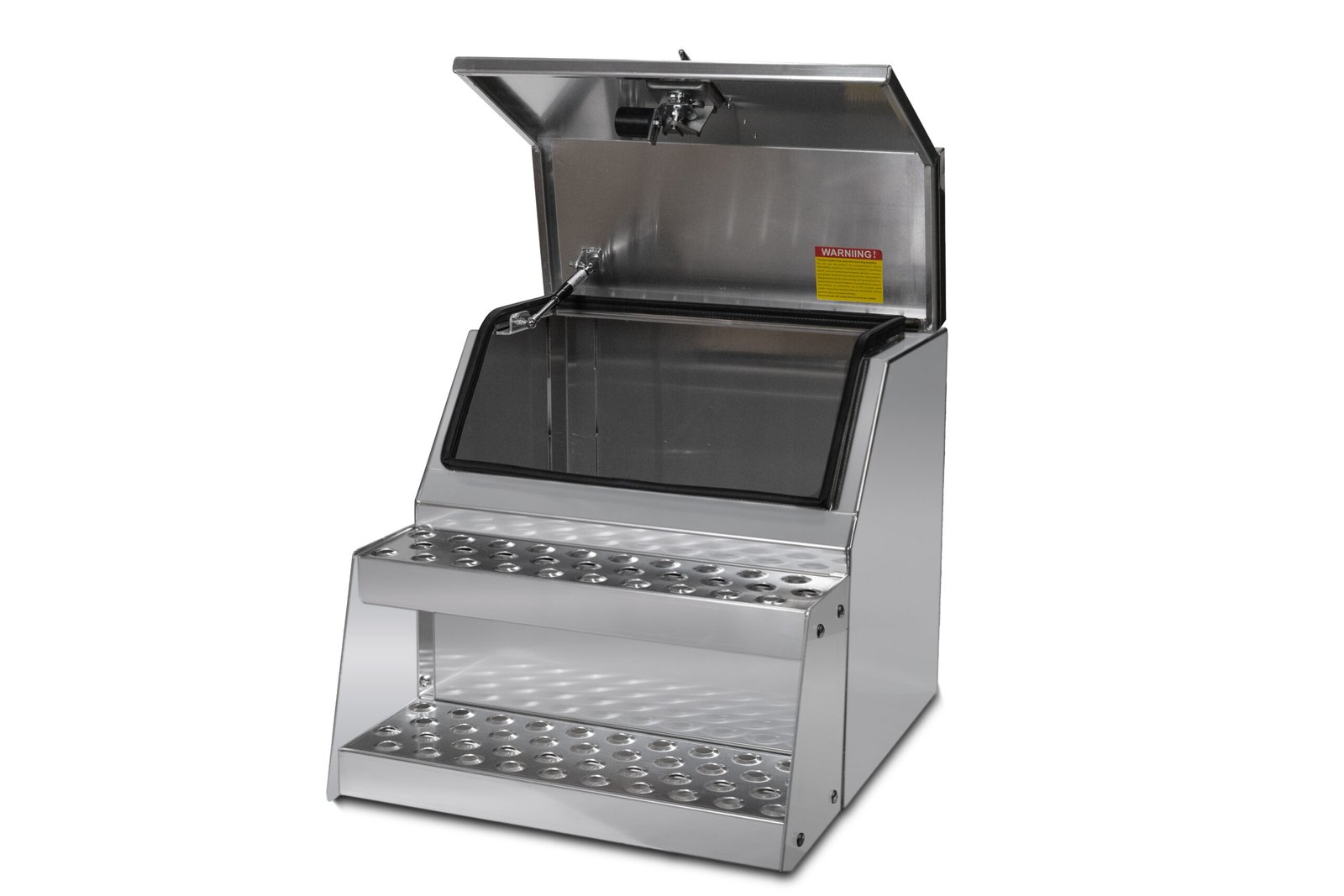 24″ Aluminum Step Tool Box w/ T-Lock & Bolt-On Steps - Image 2