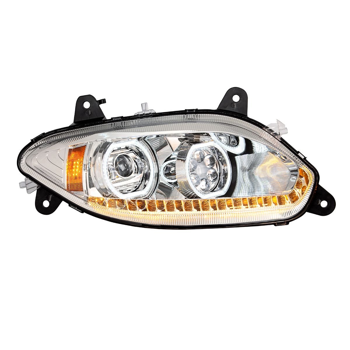 International LT Chrome LED Projector Headlight w/ Turn - Image 2