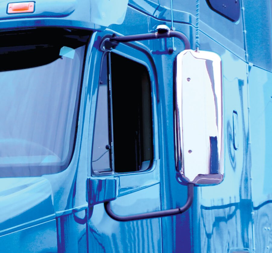 Freightliner 2005 & Up Chrome Plastic Mirror Covers