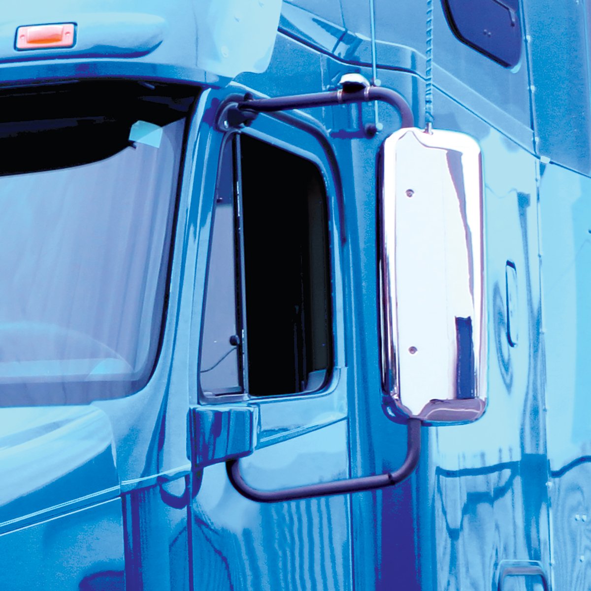 Freightliner 2005 & Up Chrome Plastic Mirror Covers