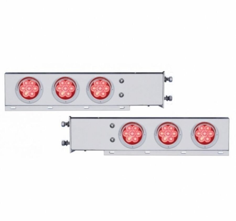 Mud Flap Hangers With 6X 4″ 7 LED Lights