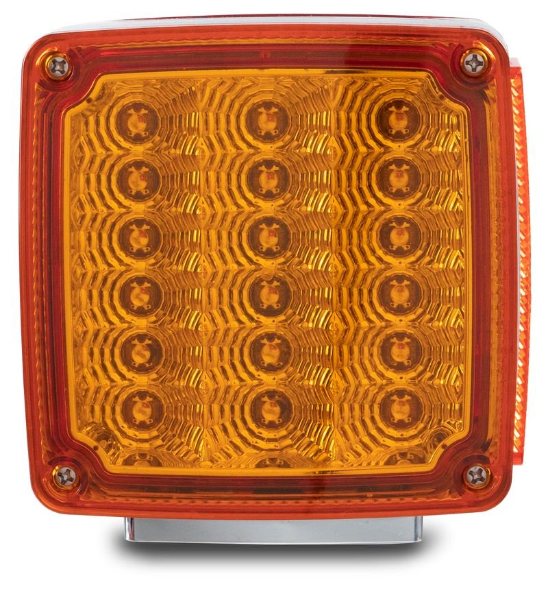 39 LED Double Face Turn Signal Light – Amber/Red - Image 3