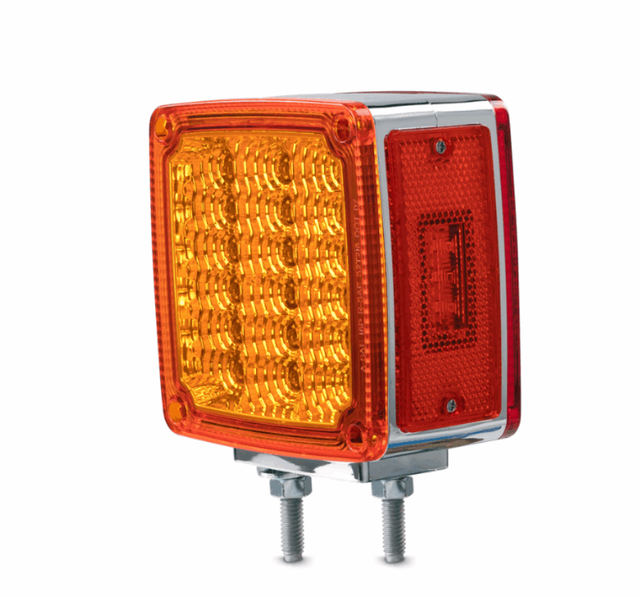 39 LED Double Face Turn Signal Light – Amber/Red