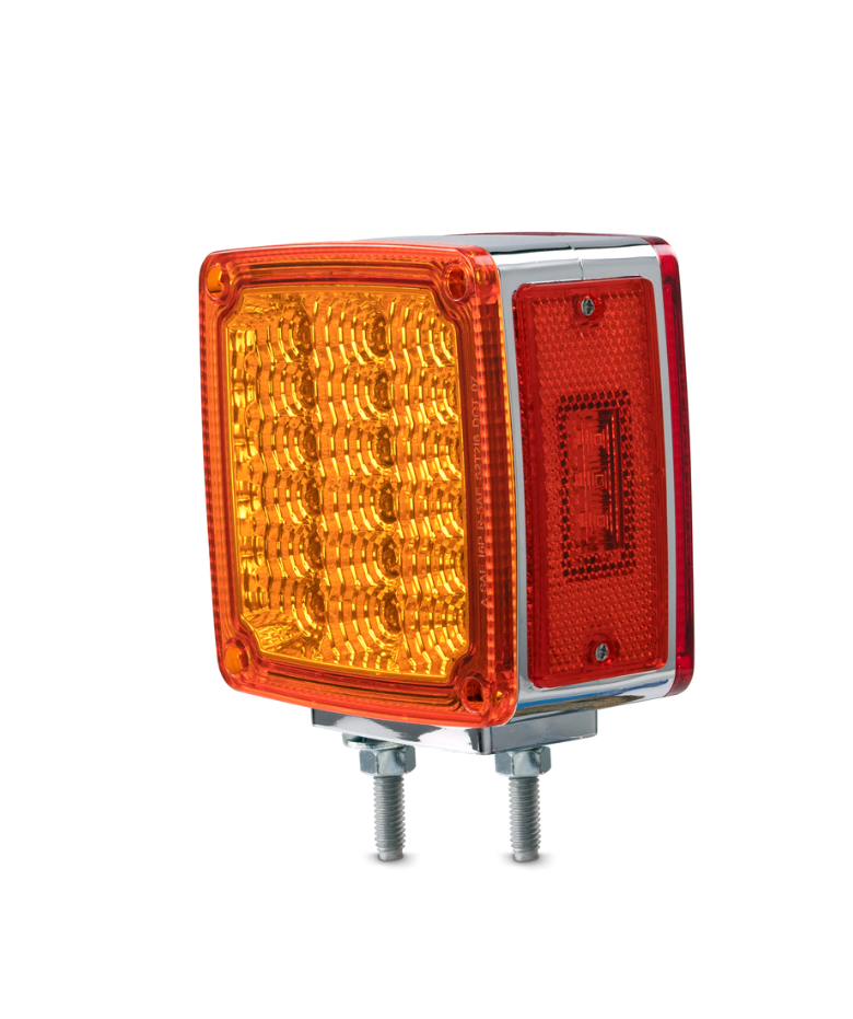39 LED Double Face Turn Signal Light – Amber/Red