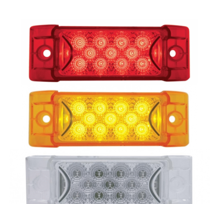 13 LED Rectangular Marker Light w/ Reflector