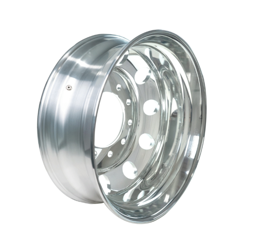 22.5″ Hub-Pilot Polished Aluminum Wheel