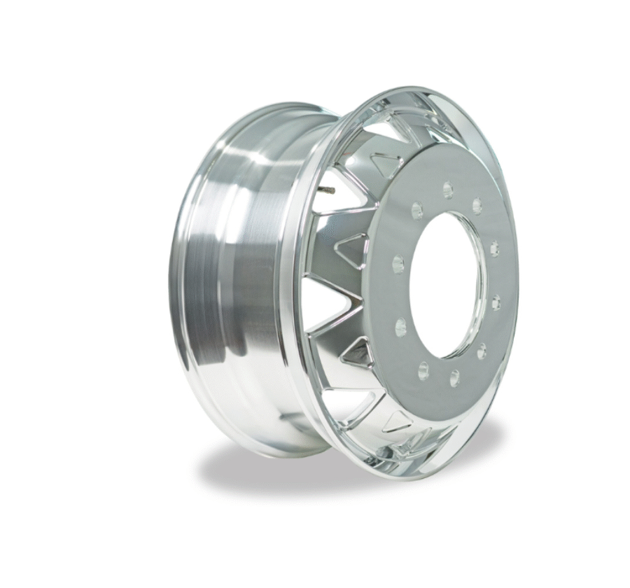 22.5″ Diamond-Style Aluminum Hub-Pilot Wheel