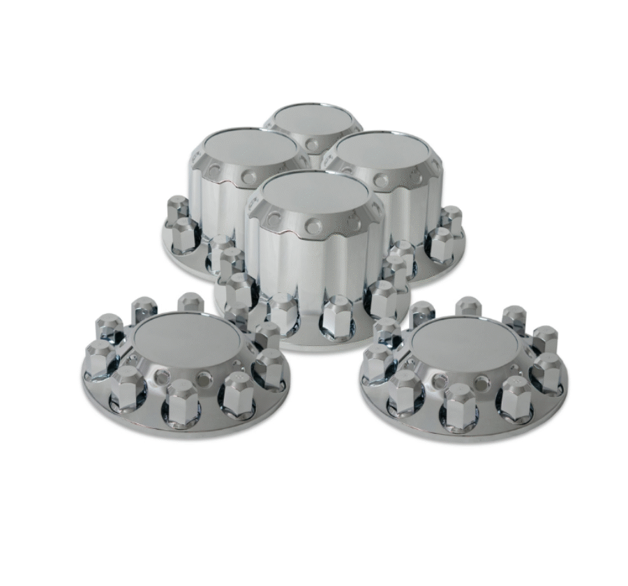 Revolver Axle Cover Combo Kit w/ 33mm Threaded Nut Covers