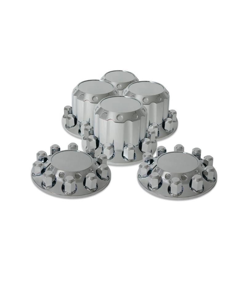 Revolver Axle Cover Combo Kit w/ 33mm Threaded Nut Covers