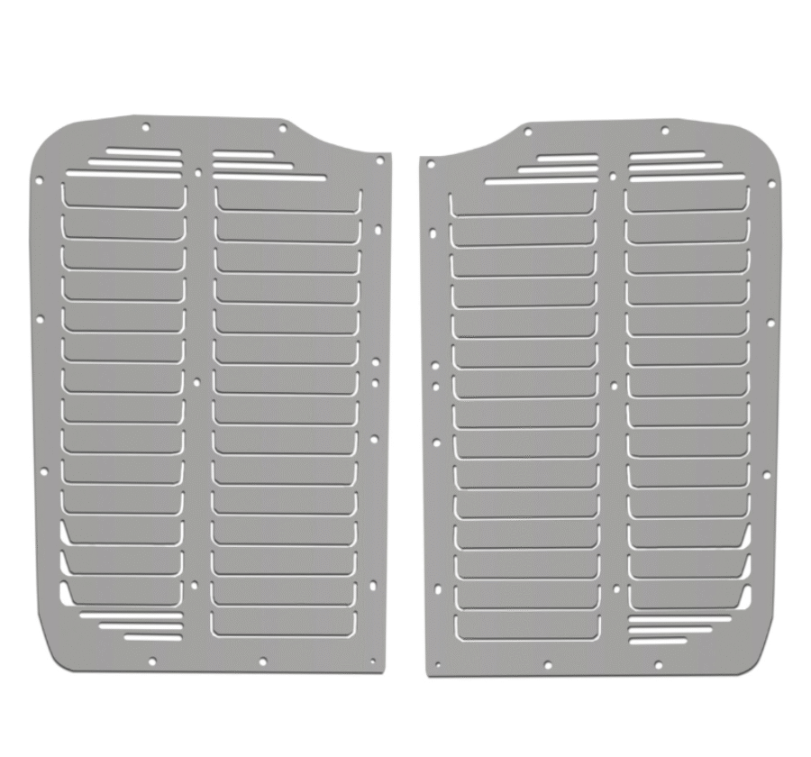 Stainless Louvered Grille Insert for Peterbilt 384/386/387
