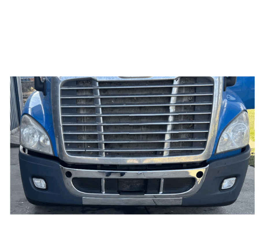 Freightliner Cascadia 2008–2017 Bumper with Chrome Trim & Fog Light Holes
