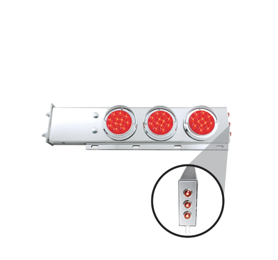 Spring Loaded Mudflap Hangers – 6×4″ & 6×3/4″ Light, 2.5″ Bolt Pattern