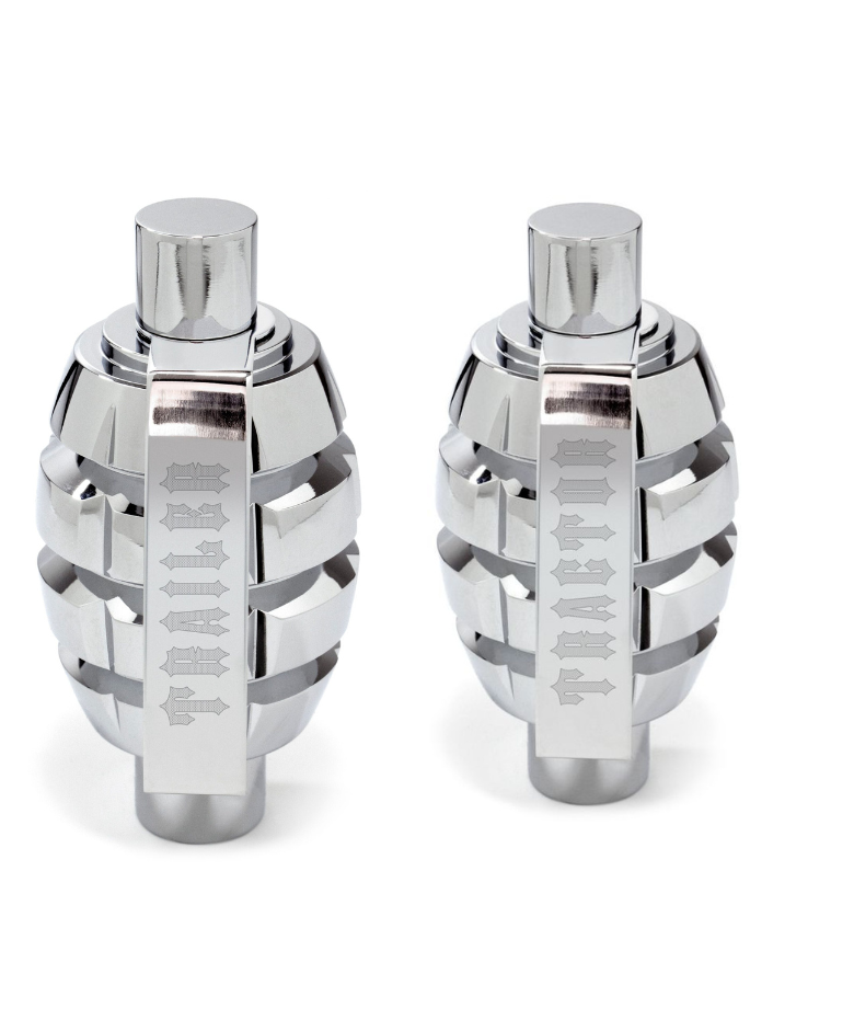 Chrome Grenade Air Valve Knob for Tractor & Trailer